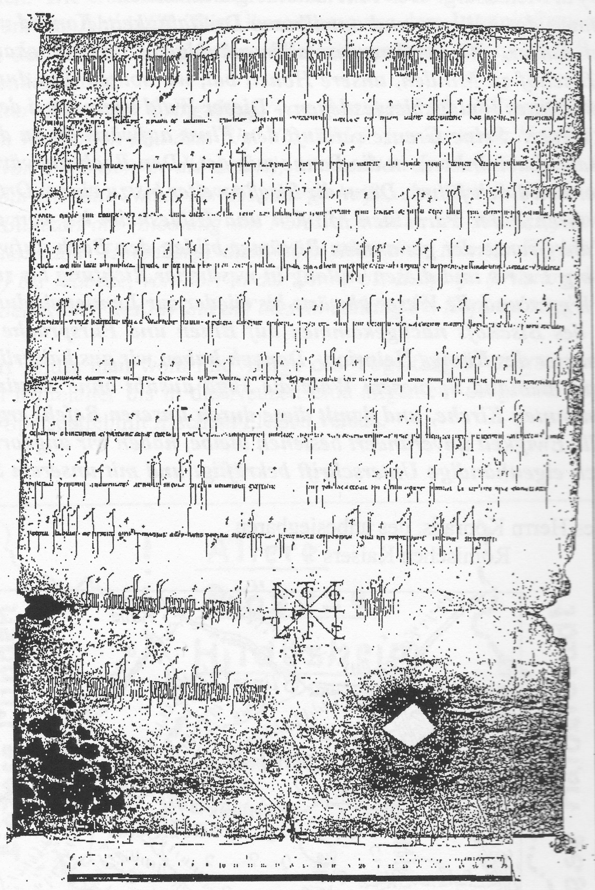 Bild der Kaiserurkunde von 1033